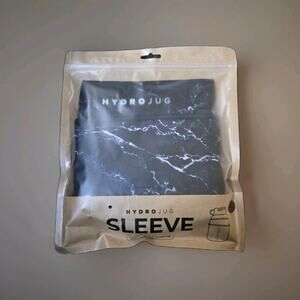 HydroJug Pro 73oz, Sleeve & Strap Marble Black Insulating With Pocket